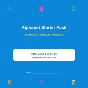 Alphabet Starter Pack – printable educational resource