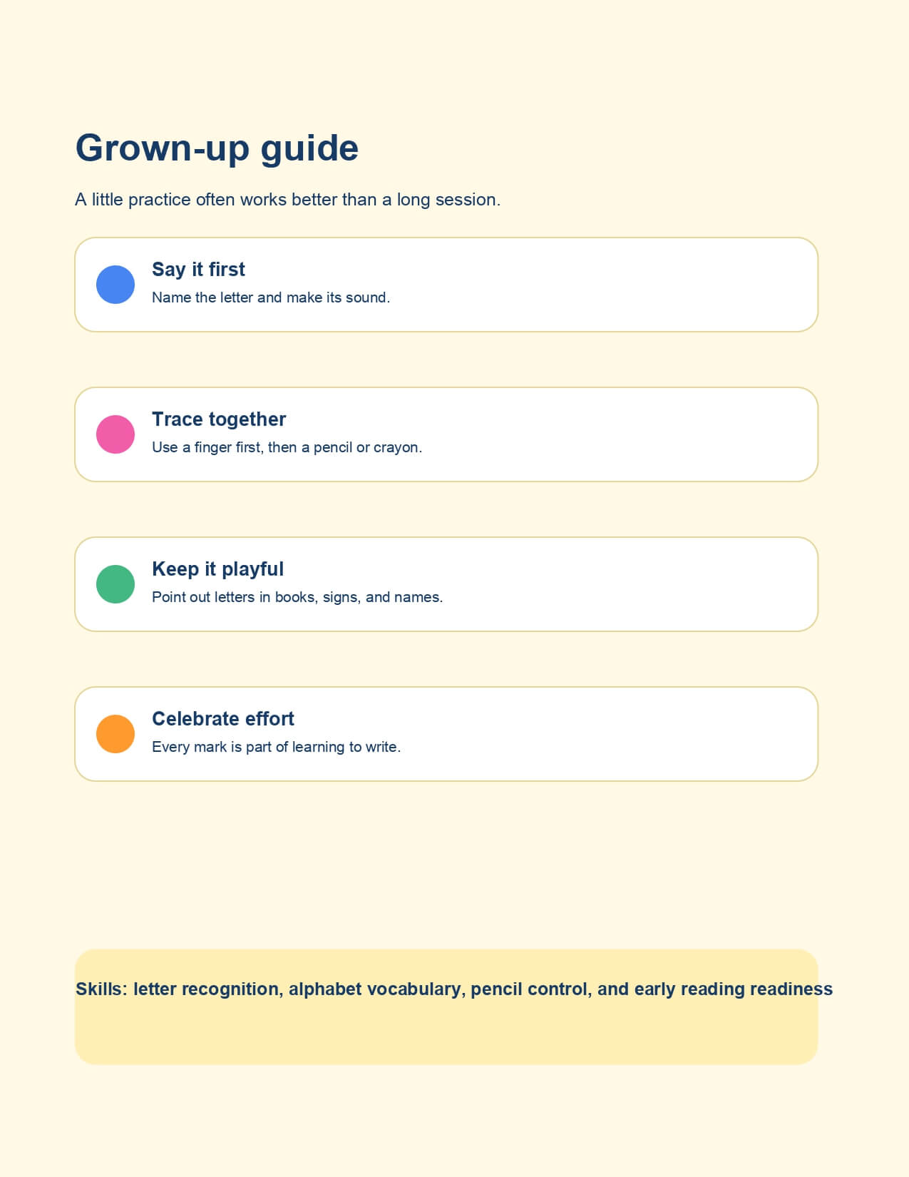 Alphabet Starter Pack – worksheet preview page 1