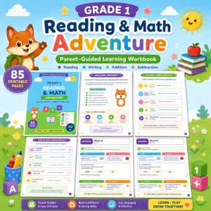 Reading & Math Adventure - Grade 1 – printable educational resource