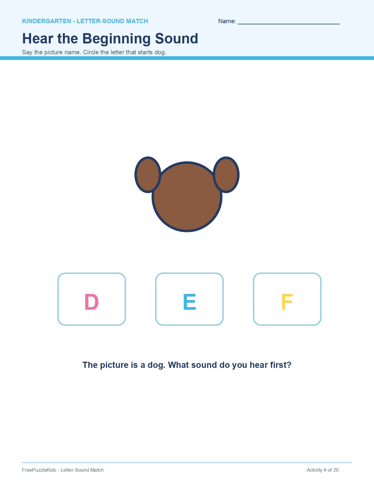 Kindergarten Comprehensive Learning Workbook Group(A) – worksheet preview page 3