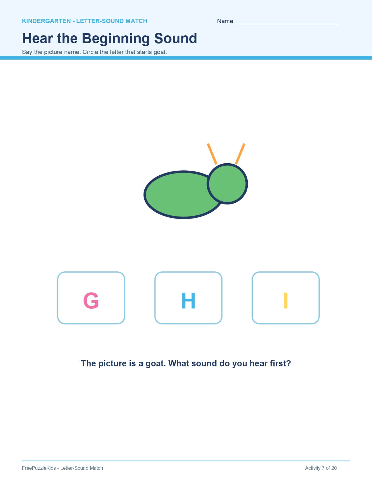 Kindergarten Comprehensive Learning Workbook Group(A) – worksheet preview page 6