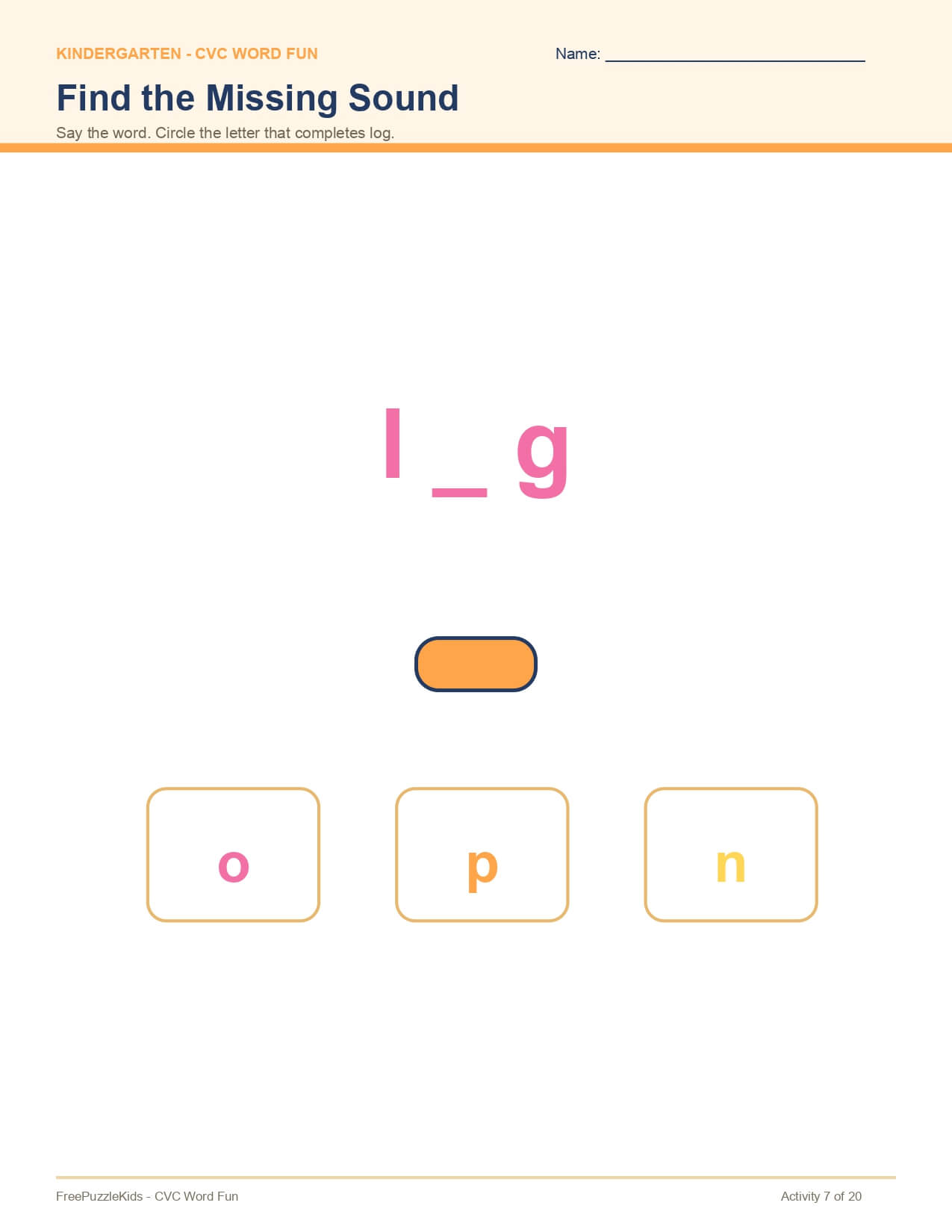 Kindergarten Educational Worksheets Bundle Group (B) – worksheet preview page 6