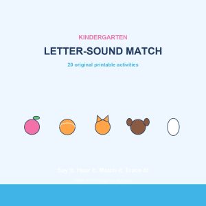 Letter Sound Match – printable educational resource
