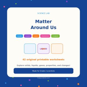 Matter Around Us – Grade 2 – printable educational resource