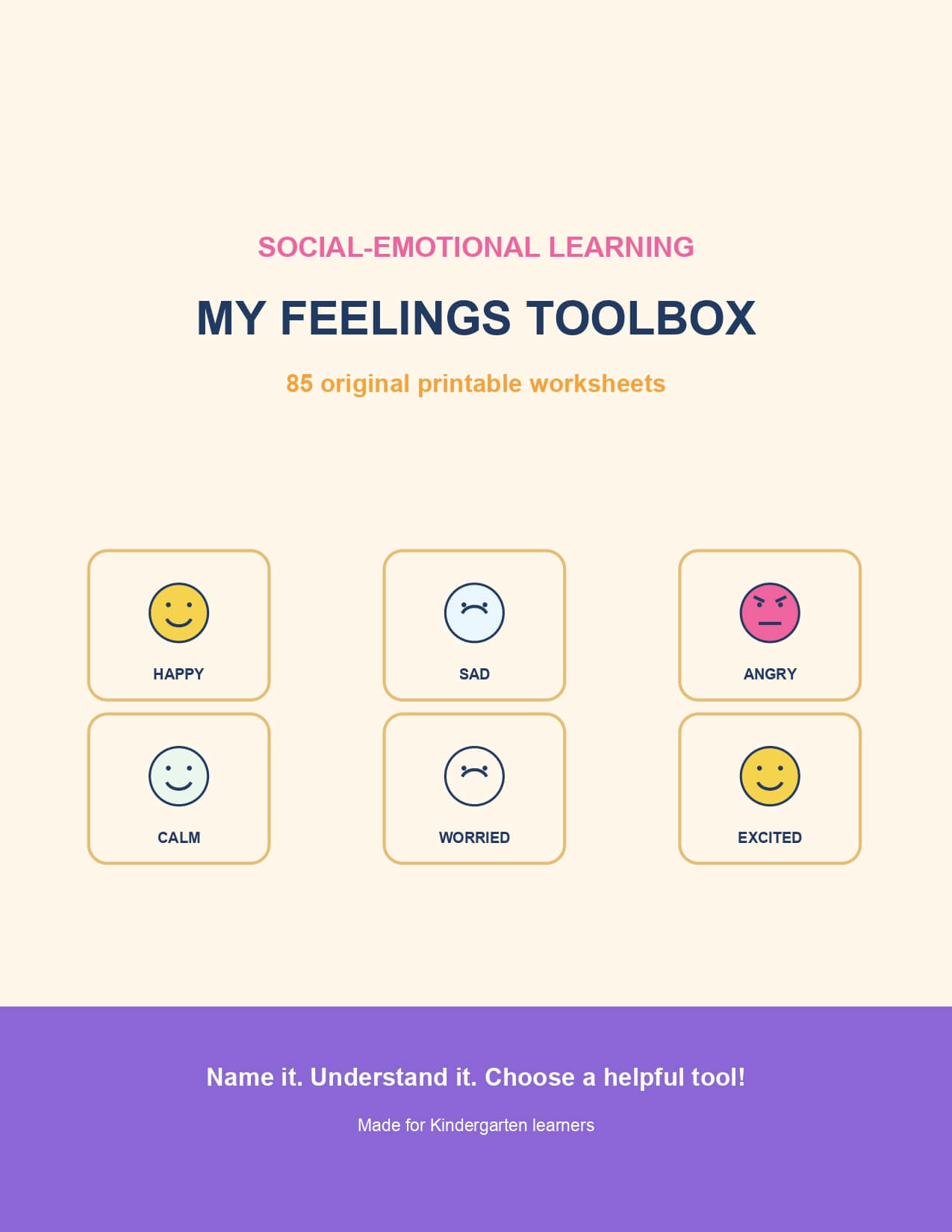 My Feelings Toolbox – printable educational resource