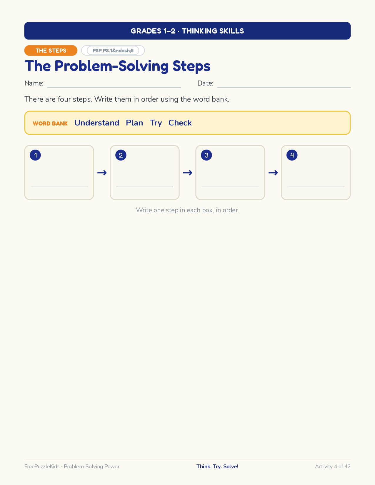 Problem-Solving Power - Grade 2 – worksheet preview page 5