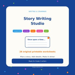 Story Writing Studio – Grade 2 – printable educational resource