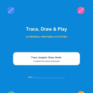 Trace-Draw-and-Play – printable educational resource