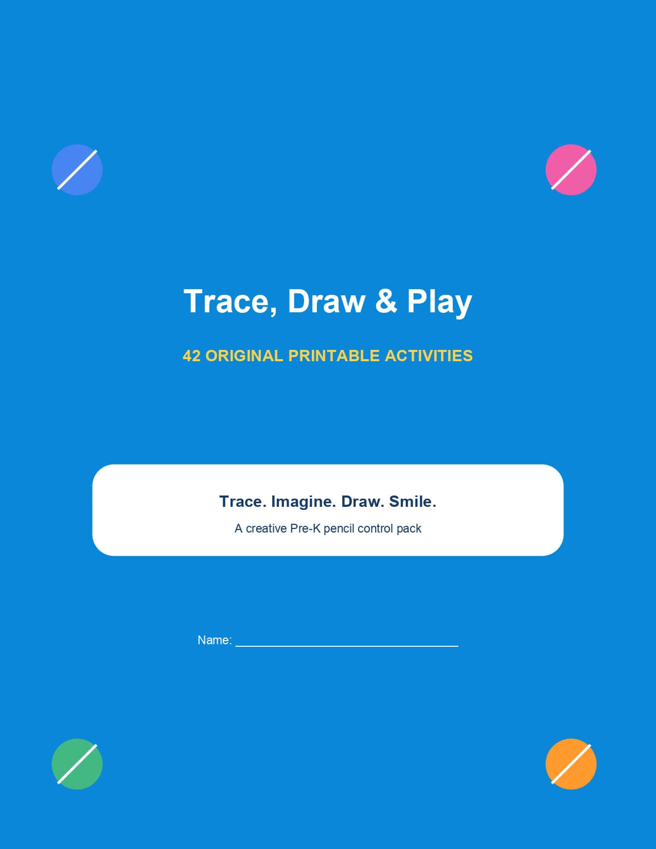 Trace-Draw-and-Play – printable educational resource