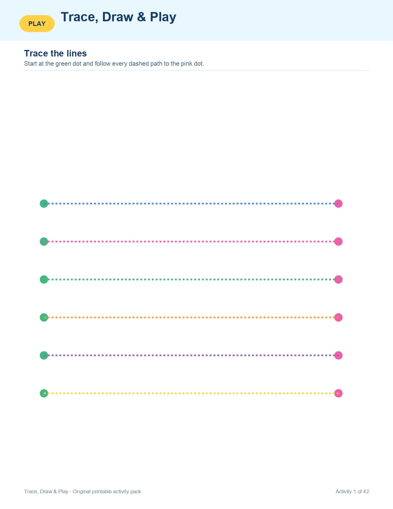 Trace-Draw-and-Play – worksheet preview page 2