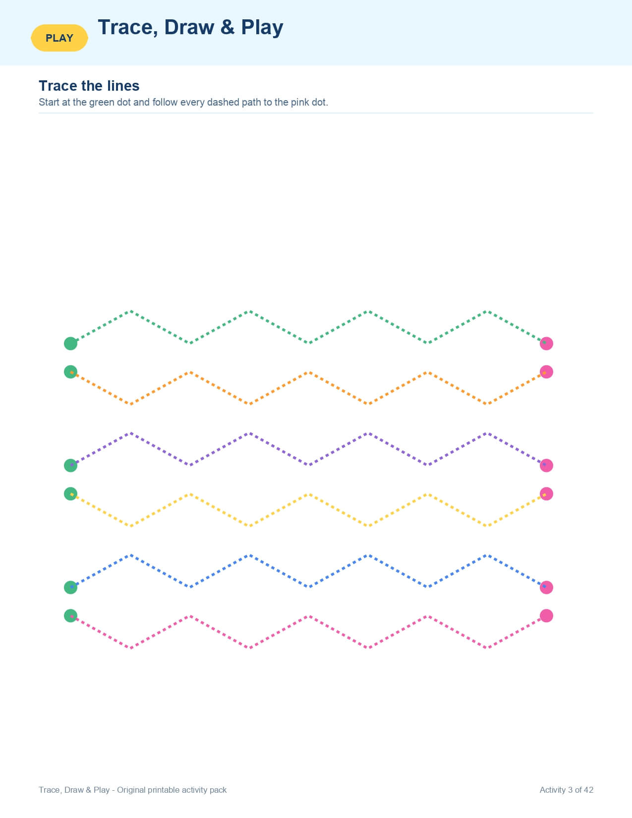 Trace-Draw-and-Play – worksheet preview page 4