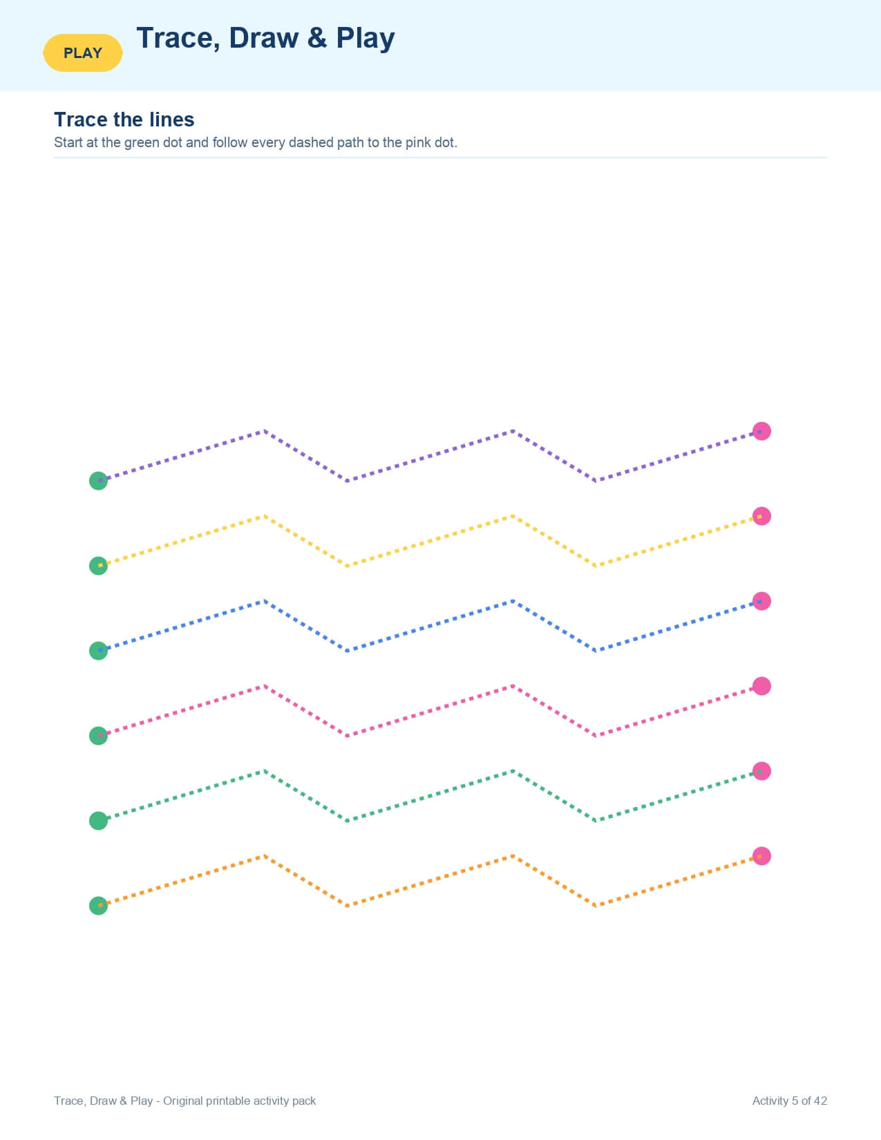 Trace-Draw-and-Play – worksheet preview page 6