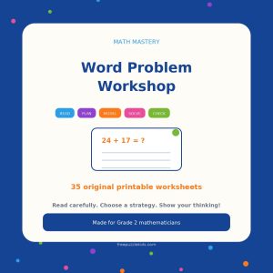 Word Problem Workshop – Grade 2 – printable educational resource