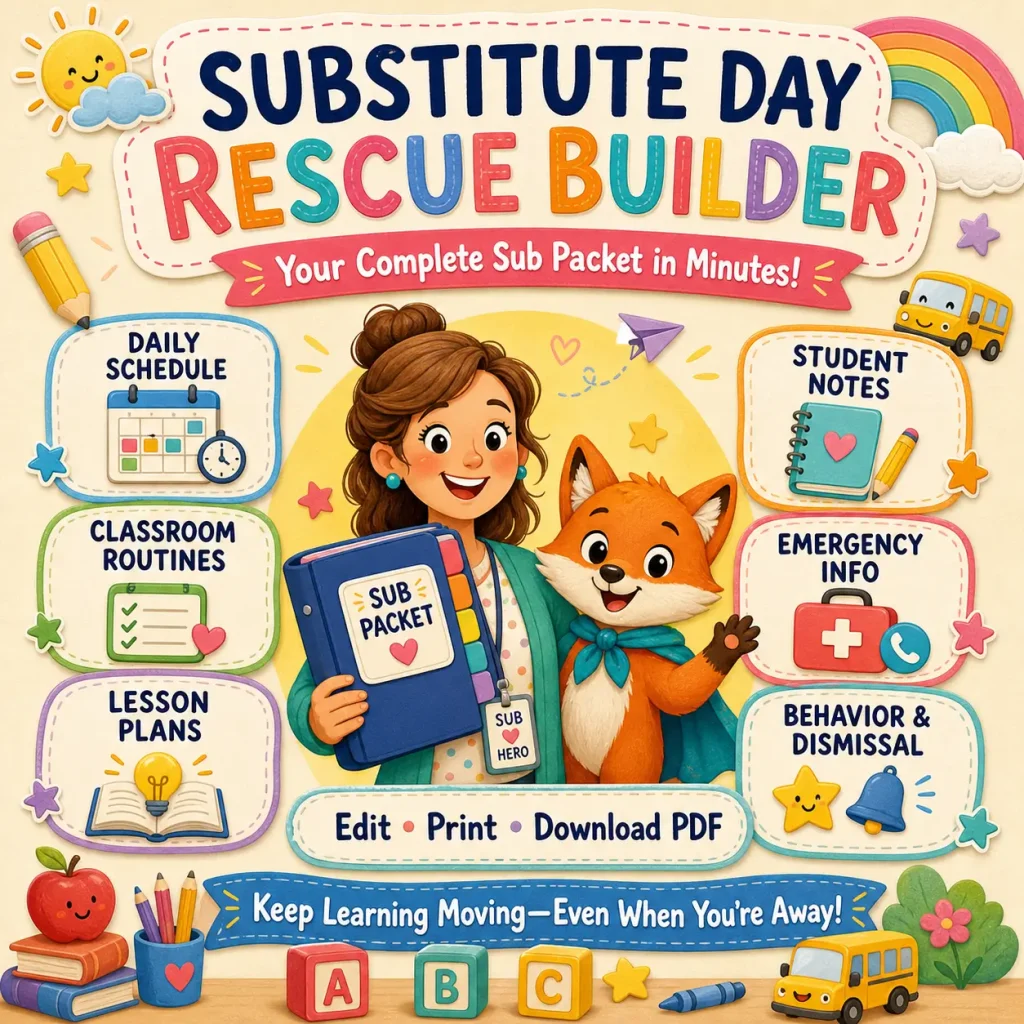 Substitute Day Rescue Builder